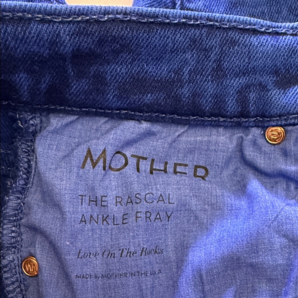 Mother The Rascal Ankle Fray Love on the Rocks Size 26 - Picture 13 of 14